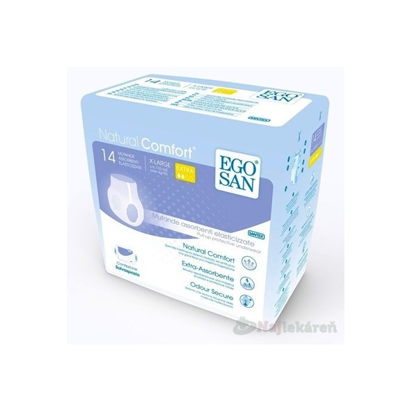 EGOSAN NC Pants Pull Up X-LARGE EXTRA  nohavičky navliekacie inkontinenčné, 14ks