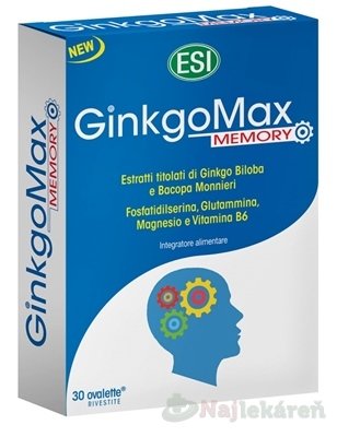 E-shop ESI GinkoMax Memory Mg+B6, 30ks
