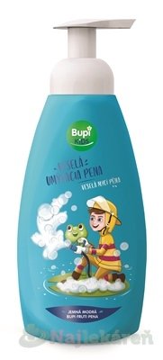 E-shop Bupi KIDS Veselá umývacia jemná pena modrá 500ml