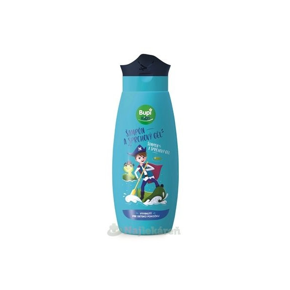 Bupi KIDS Šampón a sprchový gél modrý 250ml