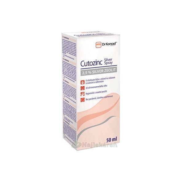 Dr Konrad Cutozinc Silver Spray 50ml