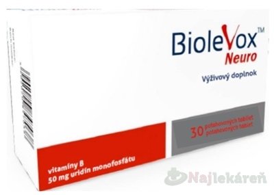 E-shop BIOLEVOX Neuro s kyselinou listovou a vitamínom B, 30tbl