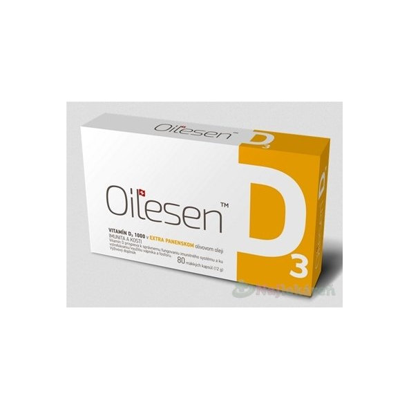 OILESEN VITAMÍN D3 1000 80cps