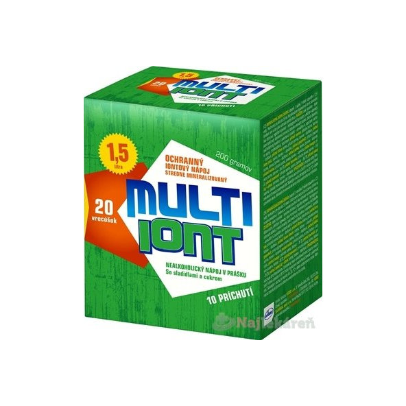 VITAR Multi iont, nápoj v prášku vo vrecúškach  20 ks