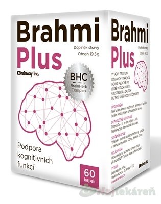 E-shop Brainway Brahmi Plus, 60 ks