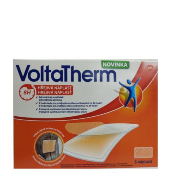 E-shop VoltaTherm hrejivá náplasť na úľavu od bolesti 5ks