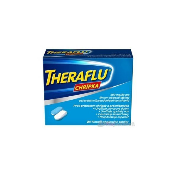 Theraflu chrípky a prechladnutia 24 tbl