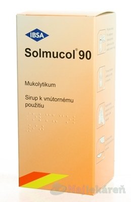 E-shop Solmucol sirup na vykašliavanie 90 ml