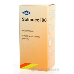 Solmucol sirup na vykašliavanie 90 ml