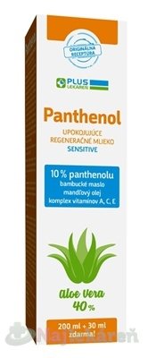 E-shop PLUS LEKÁREŇ Panthenol 10% TELOVÉ MLIEKO 230ml