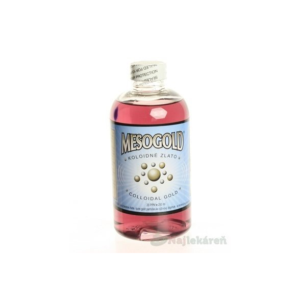 MesoGold koloidné zlato, 1x250 ml