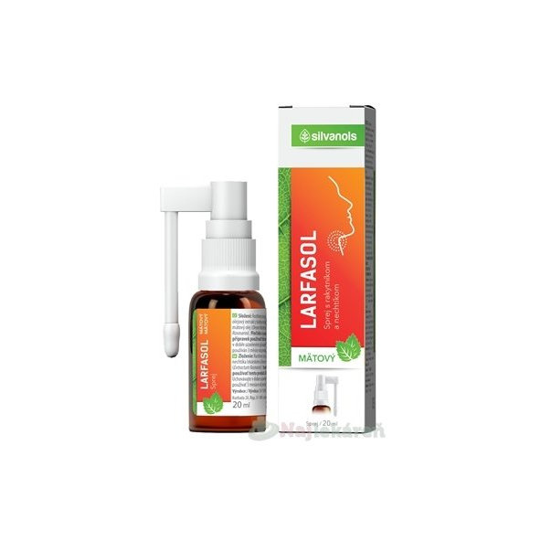 Silvanols LARFASOL mätový sprej do hrdla 20 ml
