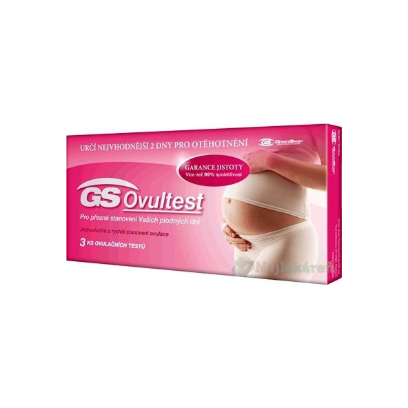 GS Ovultest ovulačný test 1x3 ks