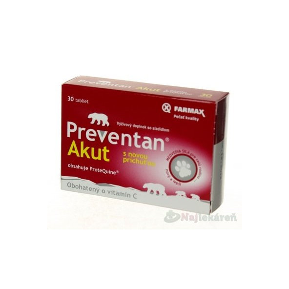 FARMAX Preventan Akut s novou príchuťou brusnica