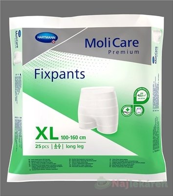 E-shop MoliCare Premium Fixpants long leg XL fixačné nohavičky (100-160cm) 25ks