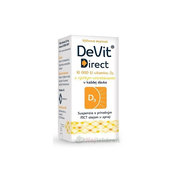 DeVit Direct 10 000 IU sprej 6ml