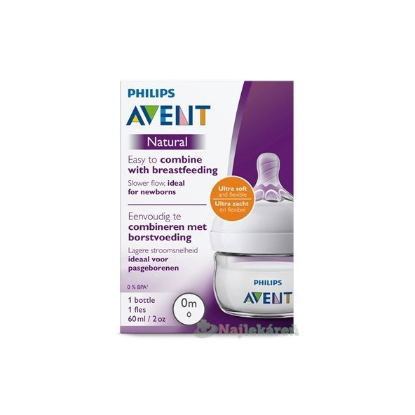 AVENT FĽAŠA Natural pre novorodencov 60 ml
