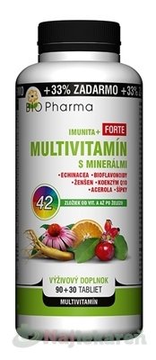 E-shop BIO Pharma Multivitamín s minerálmi IMUNITA+ FORTE