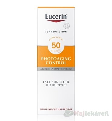 E-shop Eucerin SUN PHOTOAGING CONTROL SPF 50 na tvár 50ml
