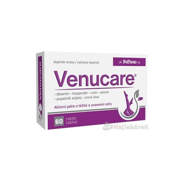 MedPharma VENUCARE, Výživový doplnok, 60 ks