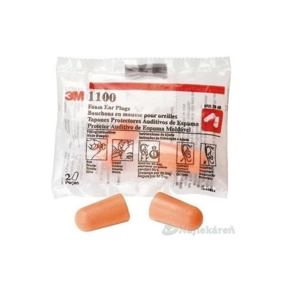 3M EAR Plugs 1100 Chránič sluchu