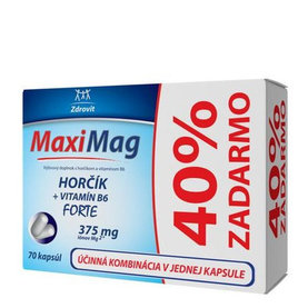 Zdrovit MaxiMag Horčík + Vitamín B6 forte 70 cps