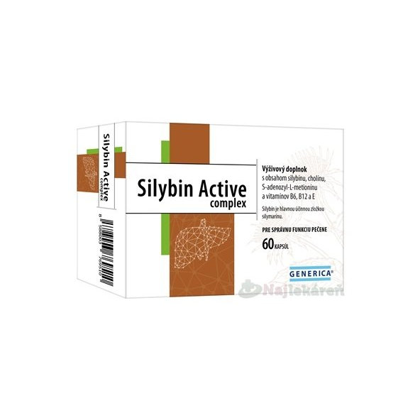 GENERICA Silybin Active complex, cps 1x60 ks
