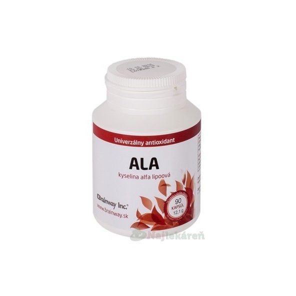Brainway ALA - kyselina alfa lipoová, cps 1x90 ks