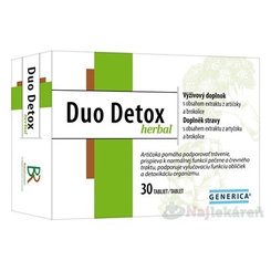 GENERICA Duo Detox herbal 30 ks