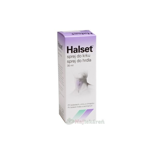 Halset sprej na bolesť do hrdla 30 ml