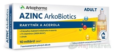 AZINC ArkoBiotics ADULT, 7x10 ml (70 ml)