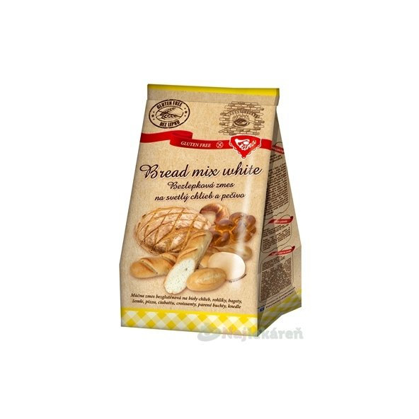 Liana Bread mix white, bezgluténová zmes na svetlý chlieb a pečivo, 1000g