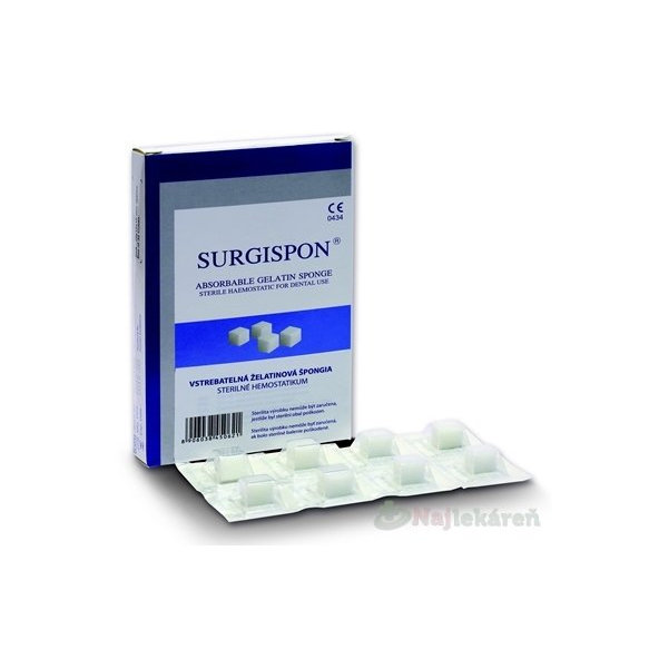 SURGISPON Dental, 10x10x10mm, 32ks