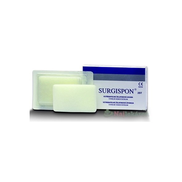 SURGISPON Standard, 80x50x10mm,  2ks