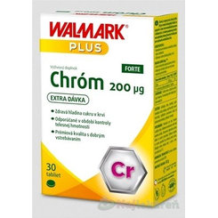 WALMARK Chróm Forte 200 µg s obsahom chrómu, 30 ks