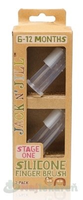 E-shop JACK N´JILL Silikónová zubná kefka na prst