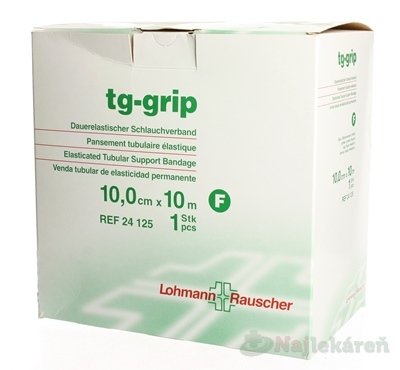 E-shop TG-GRIP F 10cmx10m výstužný tubulárny obväz na nohu, stehno (stredná) rolka 1ks