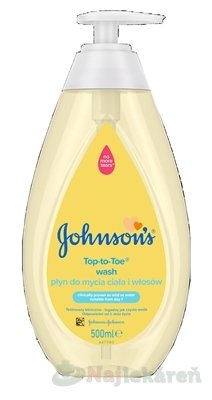 E-shop Johnson's Umývací gél na telo a vlásky, 1x500 ml