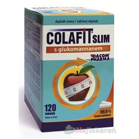 COLAFIT SLIM s glukomananom, prispieva k regulácii hmotnosti, 120 ks