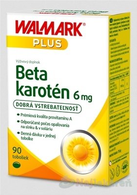 E-shop WALMARK Beta karotén 6 mg, cps 1x90 ks