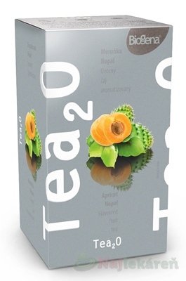 E-shop Biogena Tea2O Marhuľa & Nopál ovocný čaj 20x2,5g
