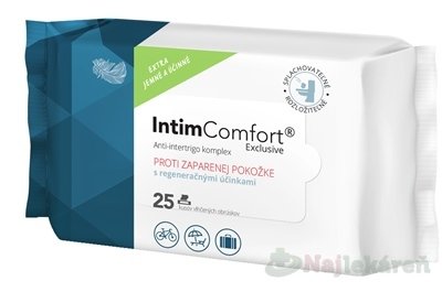 E-shop INTIMComfort Vlhčené obrúsky multipack, 1x25 ks