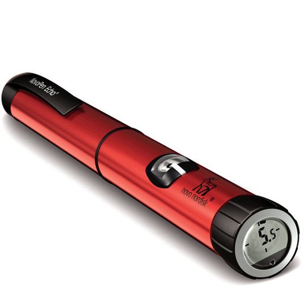 E-shop NovoPen Echo inzulínové pero, červené 1ks