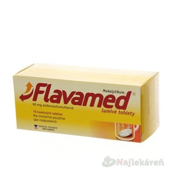 E-shop Flavamed šumivé tablety na vykašliavanie 10 tbl