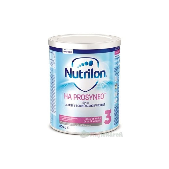Nutrilon 3 HA PROSYNEO  mliečna výživa v prášku 800g