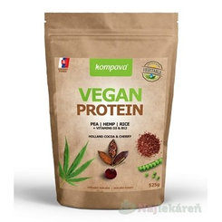 Kompava VEGAN PROTEIN  čokoláda a višňa 525 g
