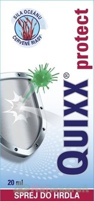 E-shop QUIXX protect 1,2 mg/ml sprej na bolesť hrdla 20 ml