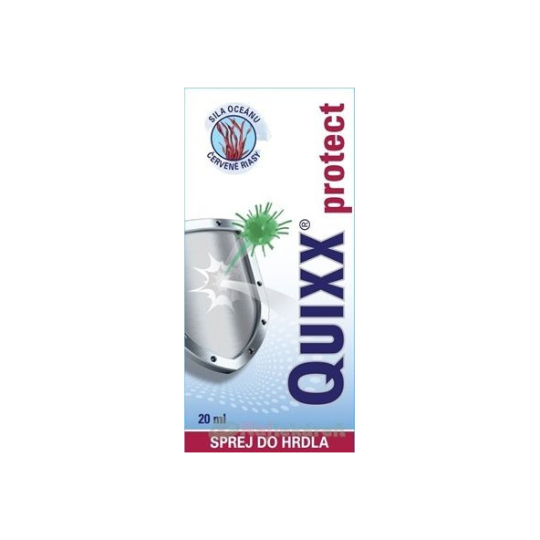 QUIXX protect 1,2 mg/ml sprej na bolesť hrdla 20 ml