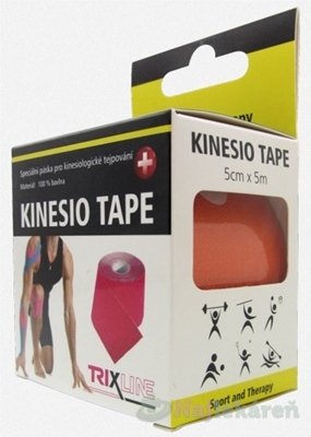 E-shop KINESIO TAPE TRIXLINE oranžová, 5cmx5m, 1ks