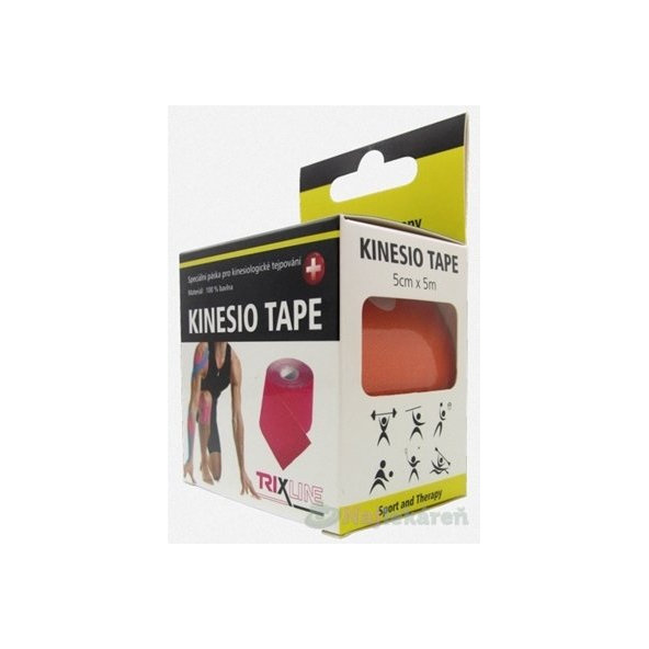 KINESIO TAPE TRIXLINE oranžová, 5cmx5m, 1ks